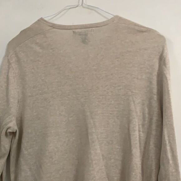 BANANA REPUBLIC SILK‎ BLEND V NECK SWEATER SZ M - Picture 3 of 6